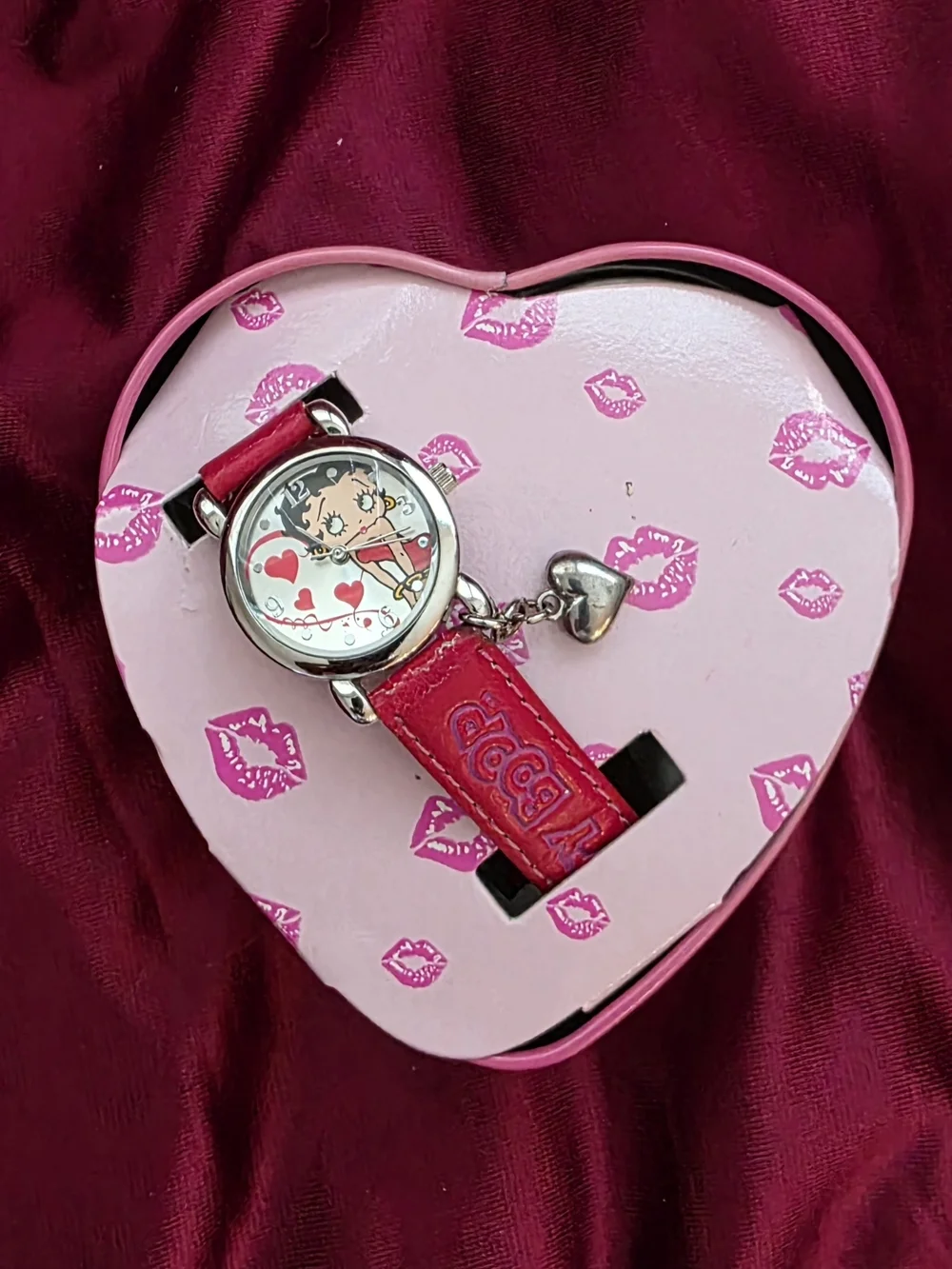 Betty Boop Women's Red Watch
